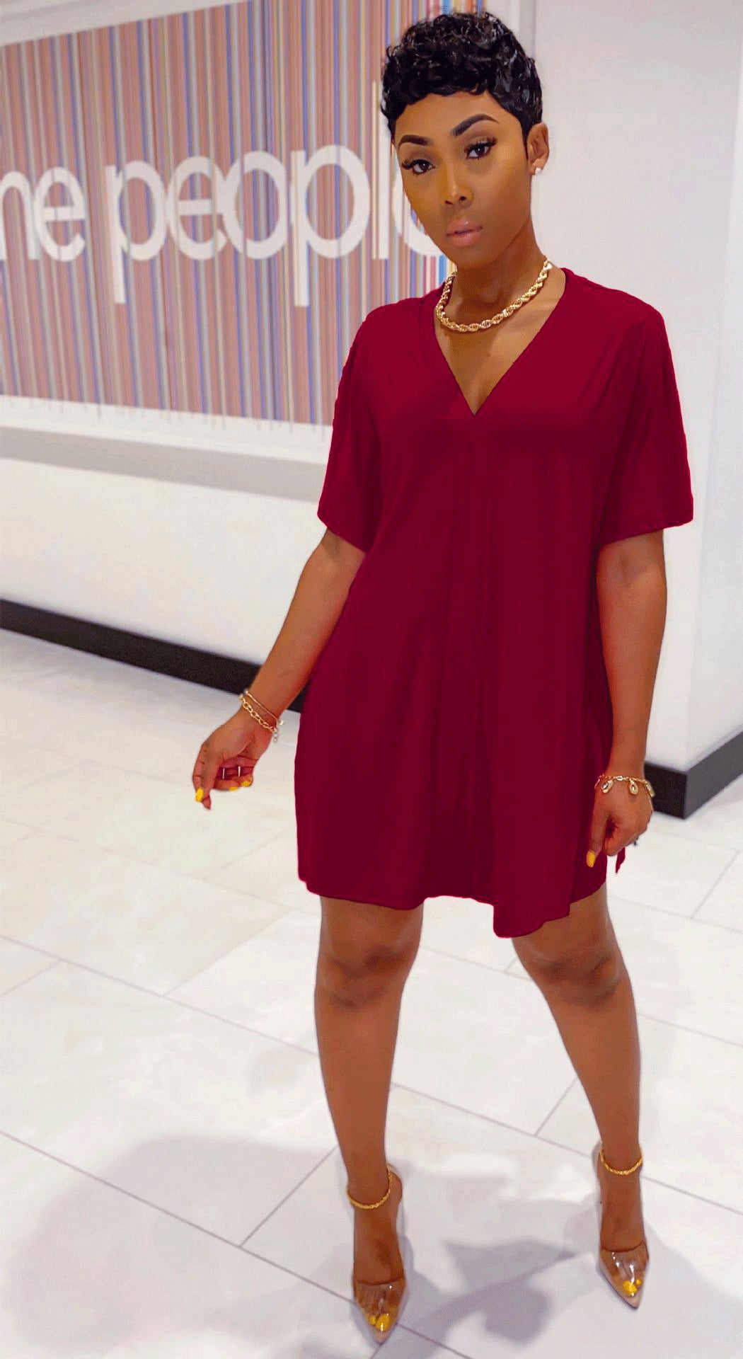 aakip™- Promotion🔥49% OFF💃💃2024 V-Neck Dress & Shorts Set🔥