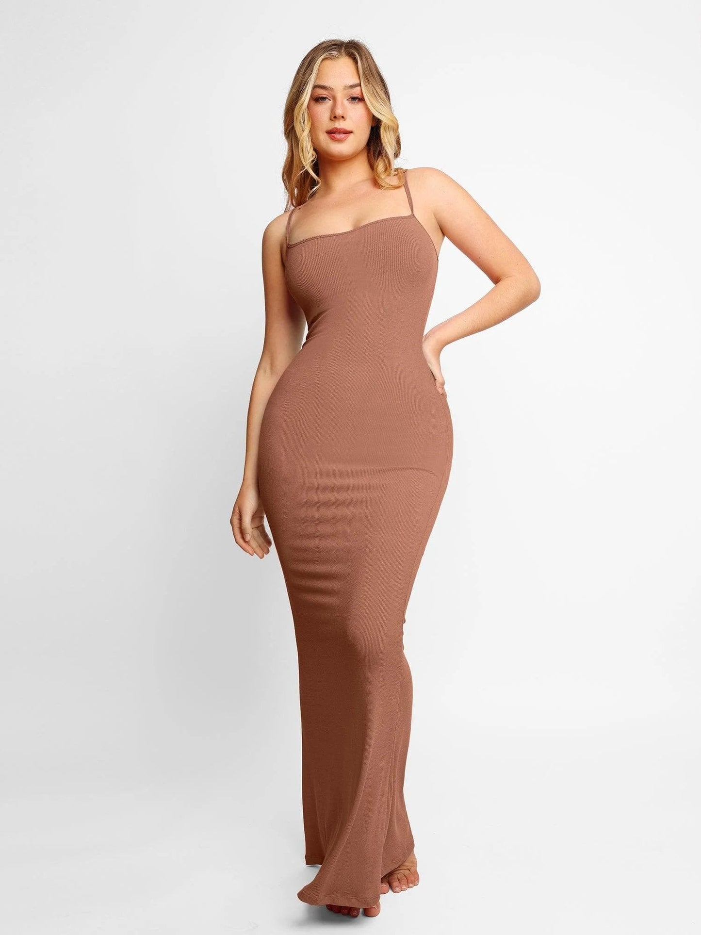 aakip™-Built-In Shapewear Modal Soft Lounge Dresses