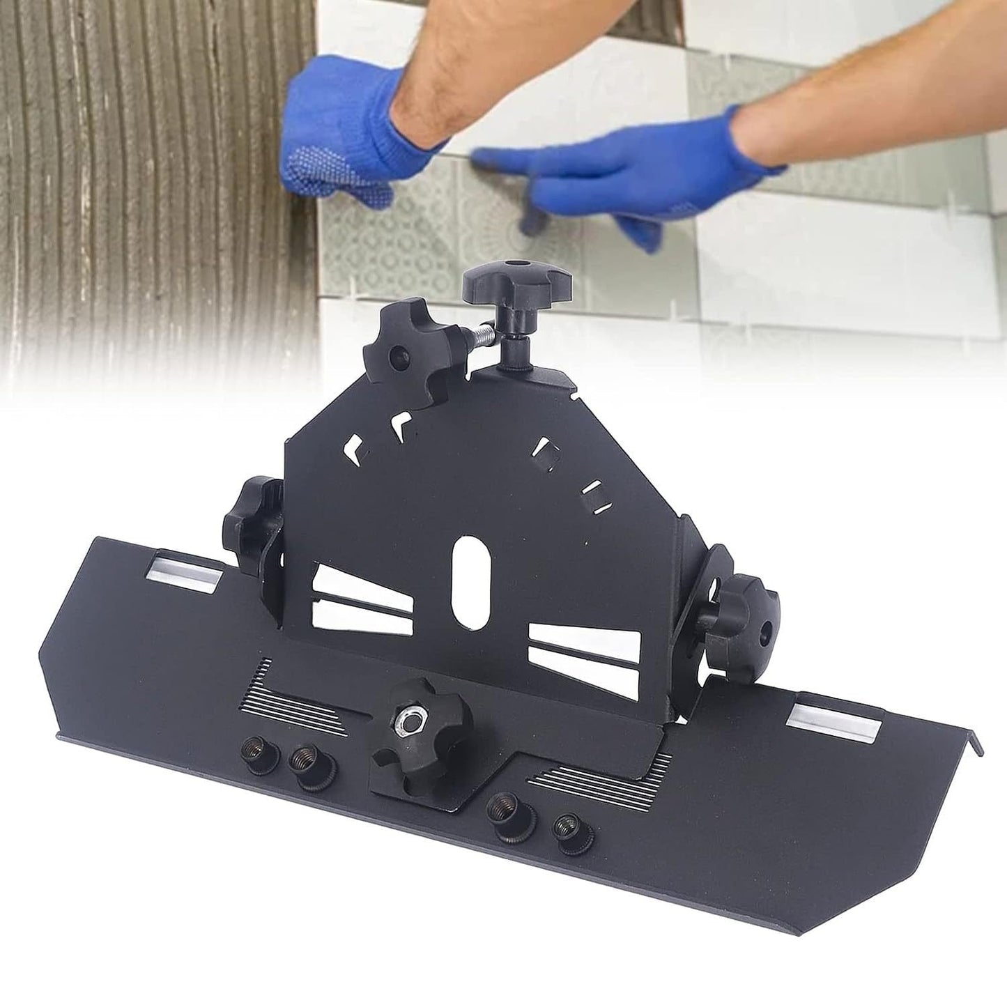 aakip™-Angle Grinder Stand for 45° bevel cutting