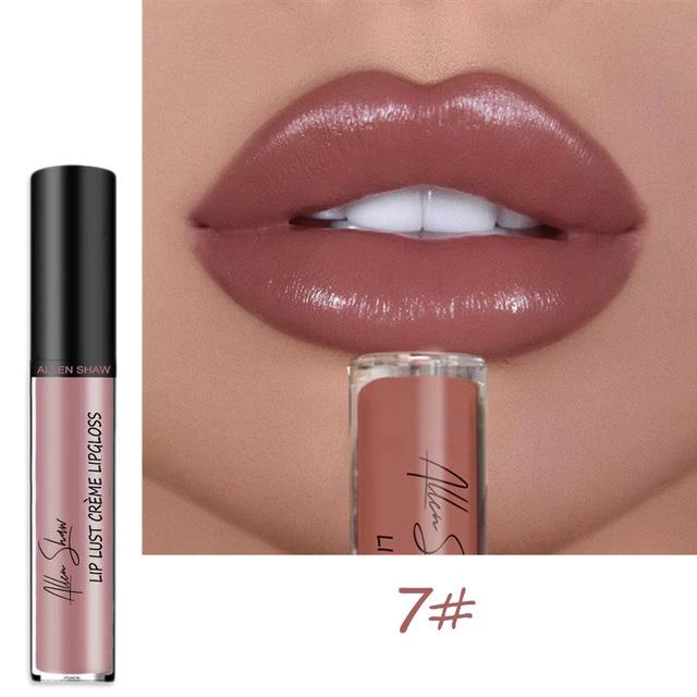 aakip™-12 COLOR WATERPROOF LONG LASTING MOIST LIP GLOSS PLUMPER LIQUID LIPSTICK