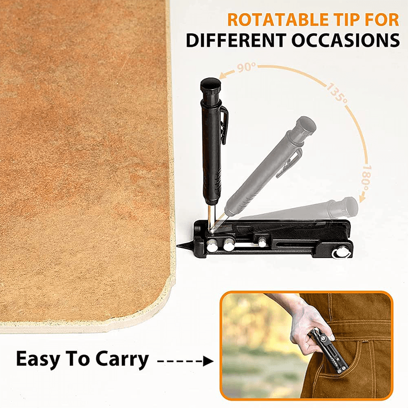 aakip™-Crayon de Construction Multifonctionnel Outil De -Scriber Tool