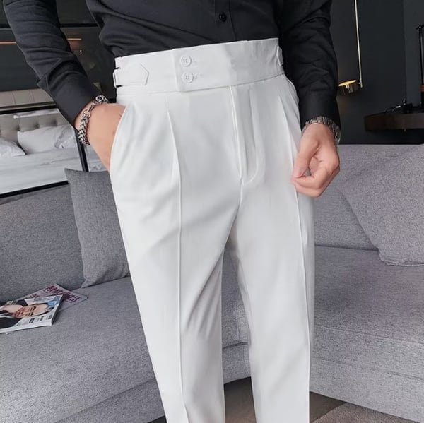 aakip™-Plain Straight Casual Pants For Men