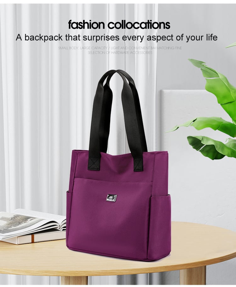 aakip™-⏰Hot Sale-49% OFF🔥2024 Large Capacity Waterproof Multi Pocket Nylon Shoulder Bag👜