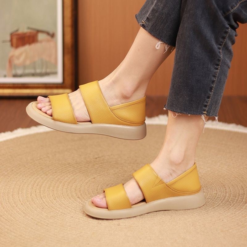 aakip™-New Thick Sole Women's Stylish Genuine Leather Sandals