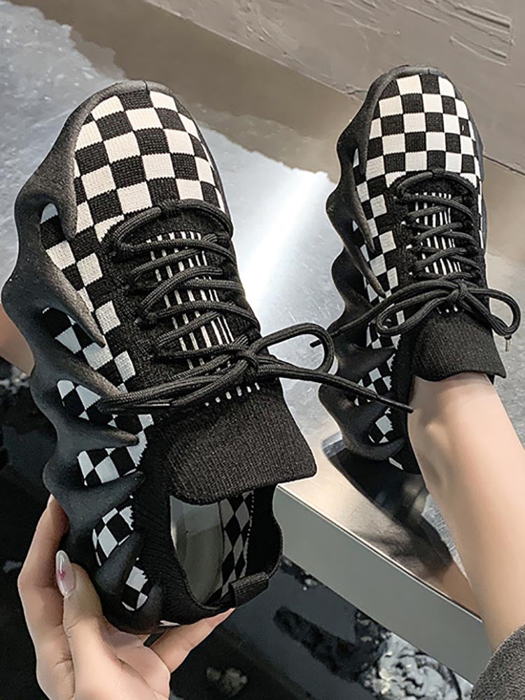 aakip™-Lace-up Knit Breathable Sneakers