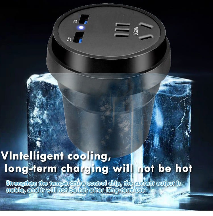 aakip™-Water cup type car inverter