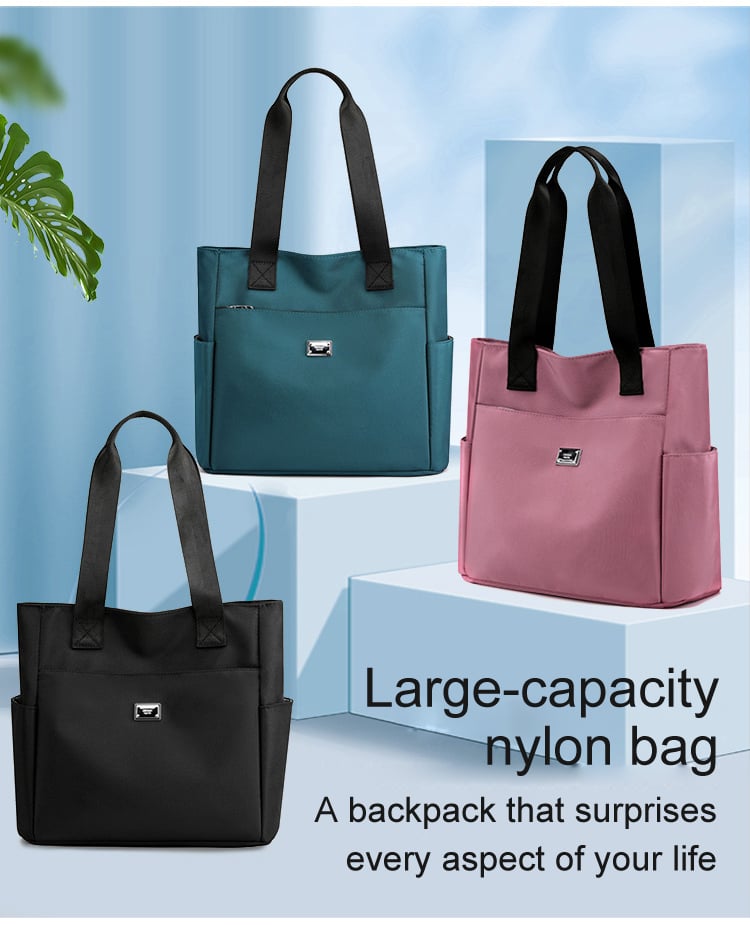 aakip™-⏰Hot Sale-49% OFF🔥2024 Large Capacity Waterproof Multi Pocket Nylon Shoulder Bag👜