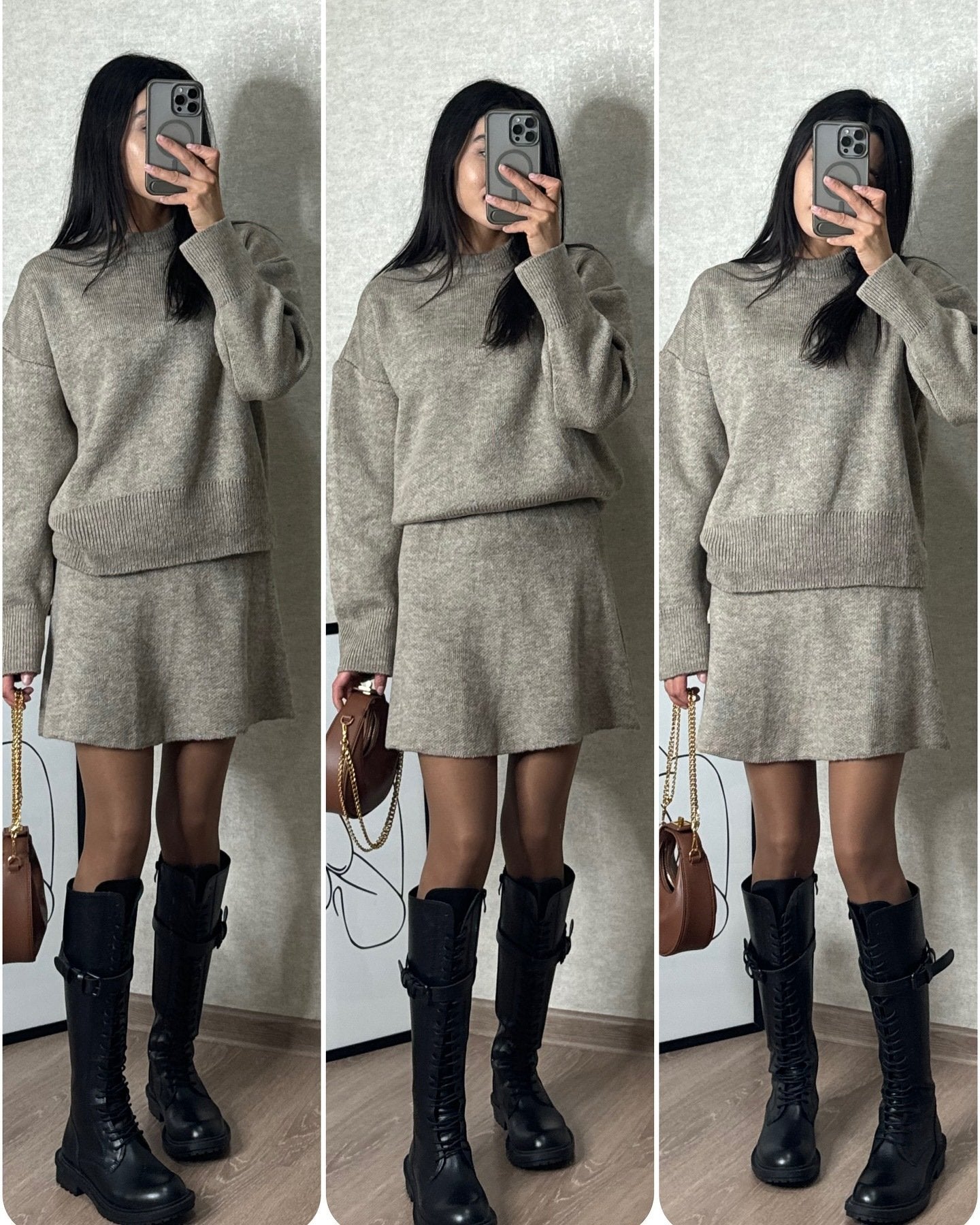 š„Special sale - Knitted skirt suit