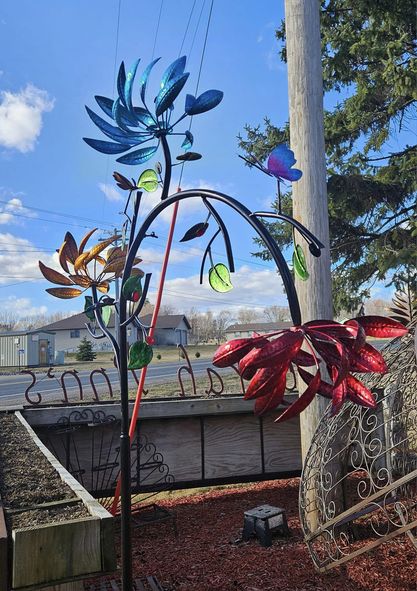 aakip™-🔥70% OFF -Beautiful Summer Multi Colored Flowers Wind Spinner