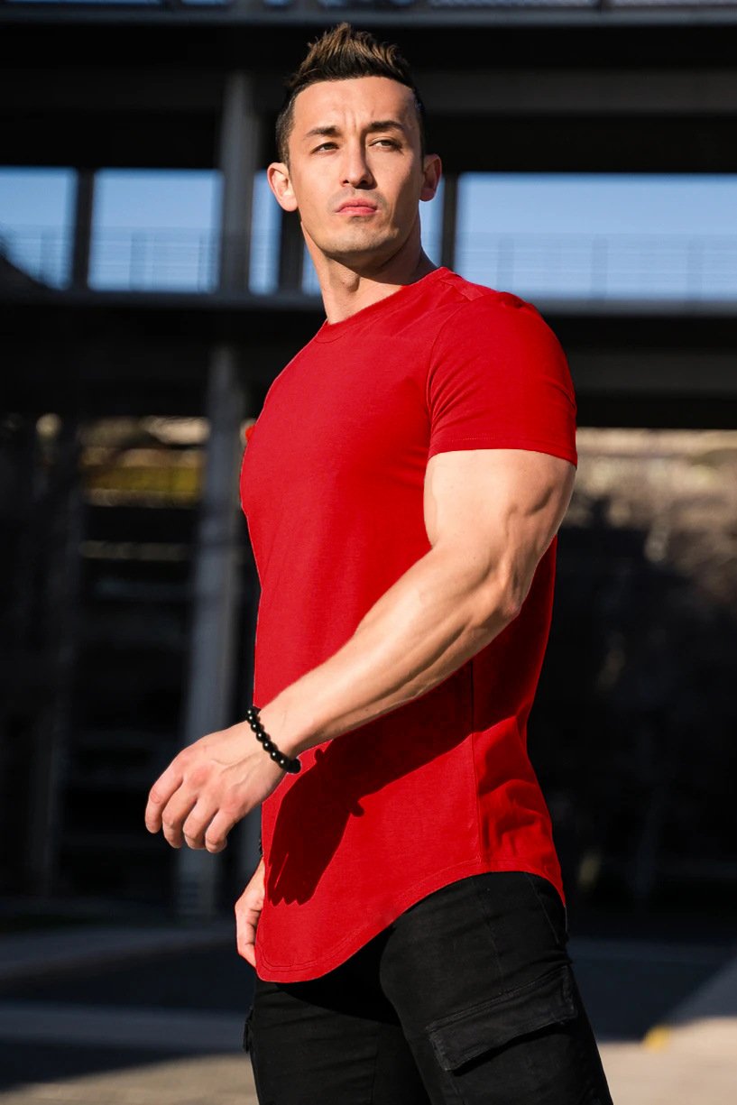 aakip™-ESSENTIAL DROP-CUT T-SHIRT