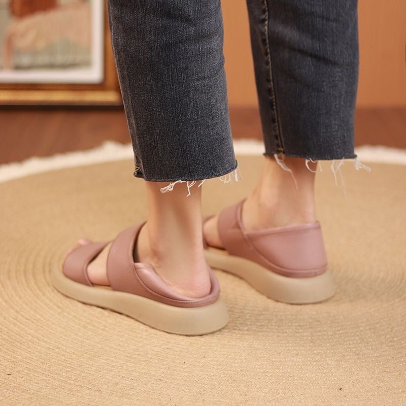 aakip™-New Thick Sole Women's Stylish Genuine Leather Sandals