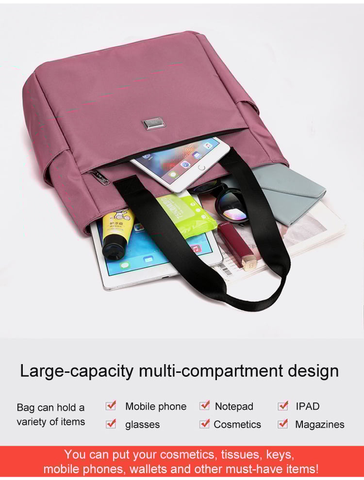aakip™-⏰Hot Sale-49% OFF🔥2024 Large Capacity Waterproof Multi Pocket Nylon Shoulder Bag👜