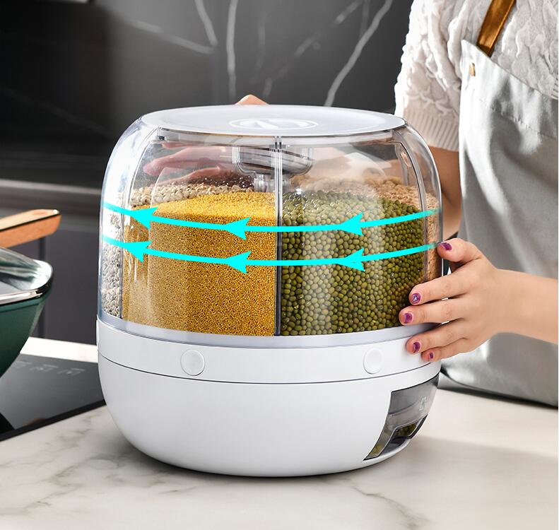 50% OFF🎁Rotary Large Capacity Grain Storage Container
