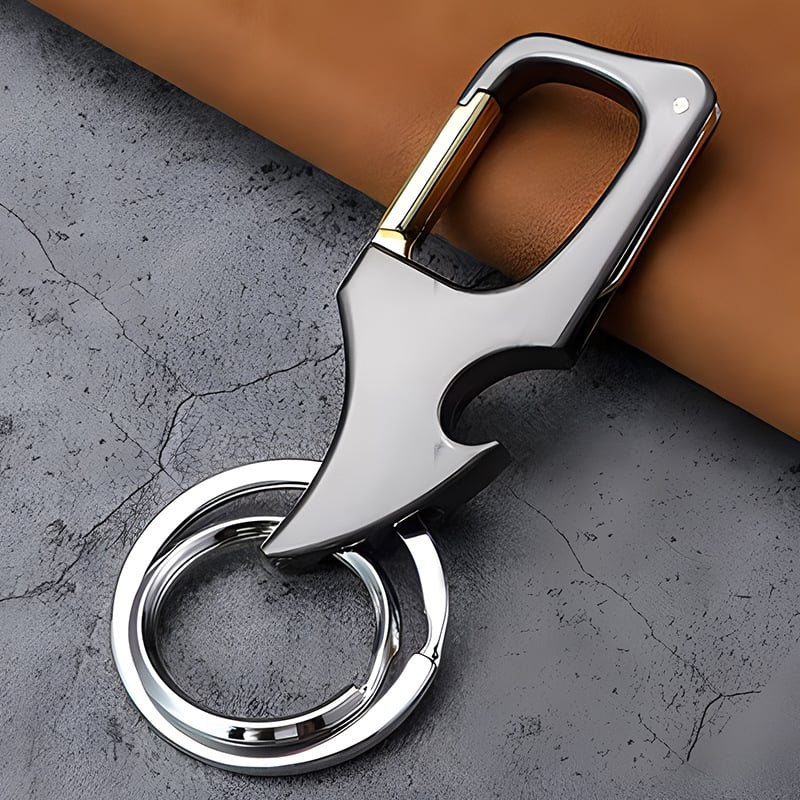 aakip™-🔥49% OFF🔥Multifunctional pendant bottle opener metal double ring key chain