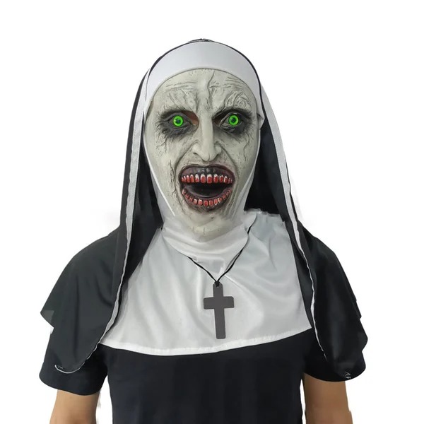 aakip™-👻49%OFF🎃 Halloween Nun Scary Mask