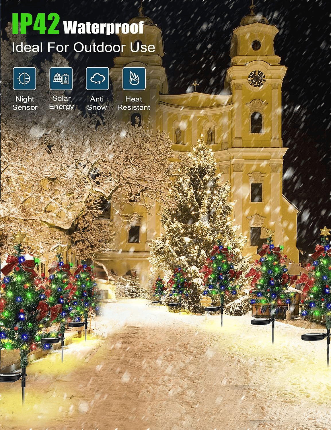 🎄Solar Christmas Trees Lights Outdoor Decoration Waterproof(BUY 3 FREE SHIPPING)