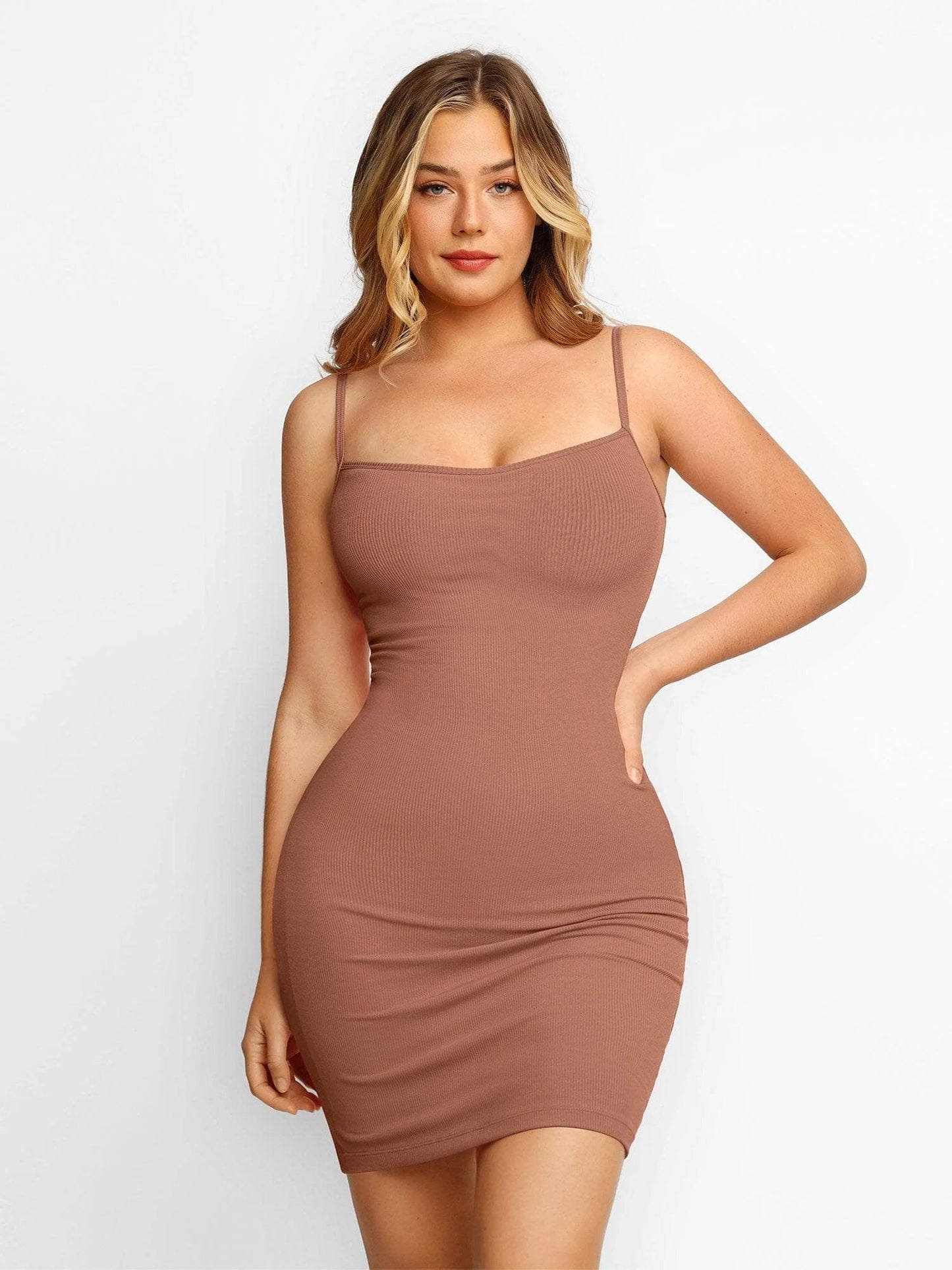aakip™-Built-In Shapewear Modal Soft Lounge Dresses