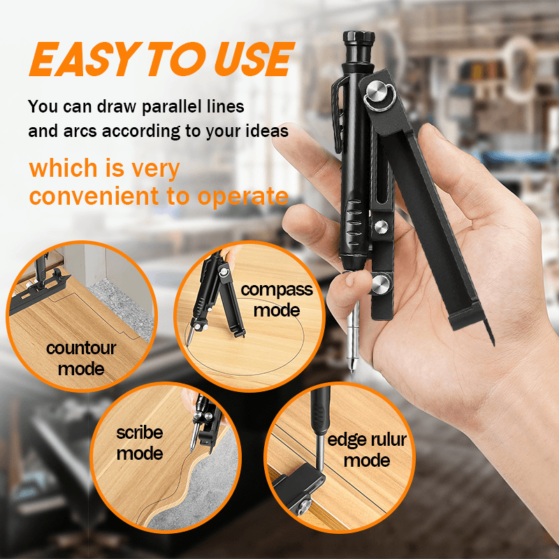aakip™-Crayon de Construction Multifonctionnel Outil De -Scriber Tool
