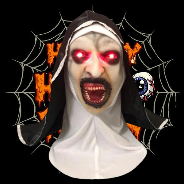 aakip™-👻49%OFF🎃 Halloween Nun Scary Mask