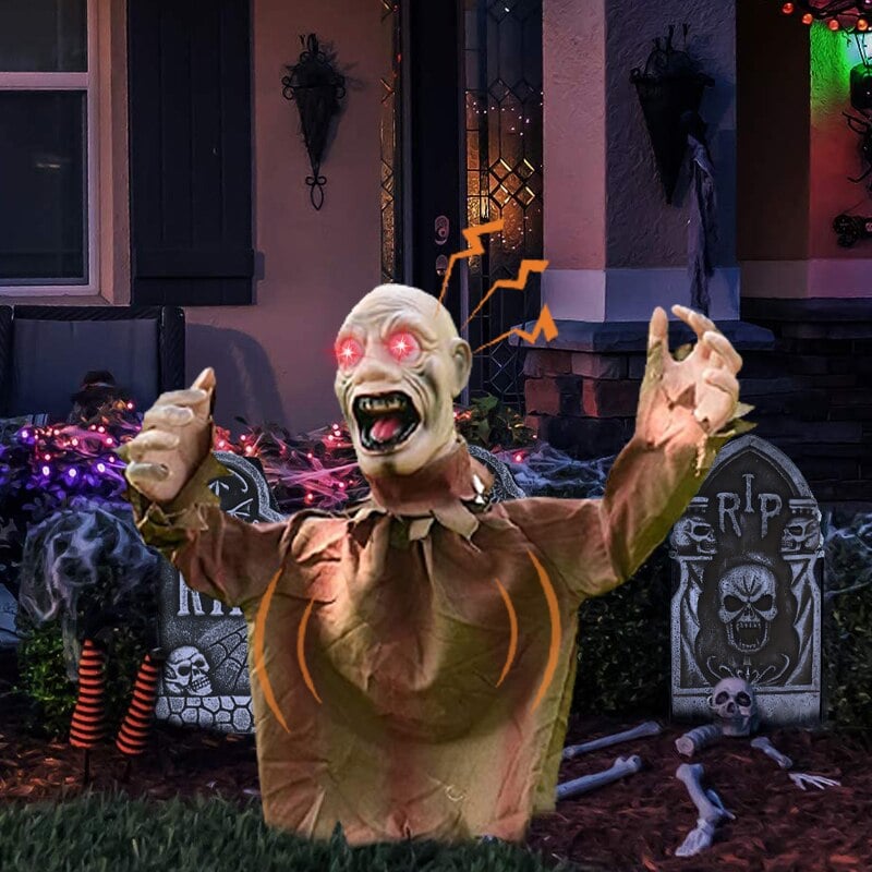 aakip™-🔥🔥🔥(🎃Early Halloween Sale 50% OFF )Swing Ghost Voice Control Decorative Props