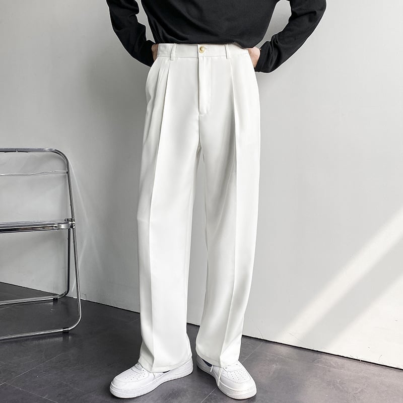 aakip™-SPRING SUMMER ICE SILK STRAIGHT LEG PANTS