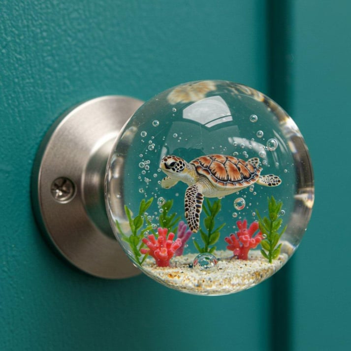 ✨Unique decorative door handle - Handmade