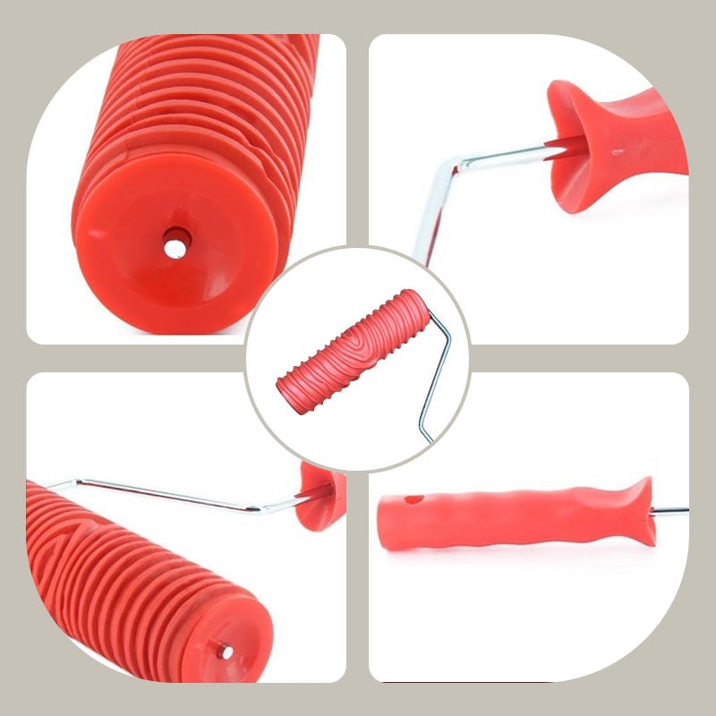 š„New Designš„Embossing Texture Patterned Paint Roller for Wall Decoration