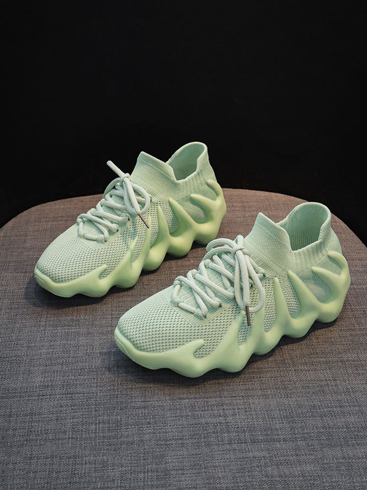 aakip™-Lace-up Knit Breathable Sneakers