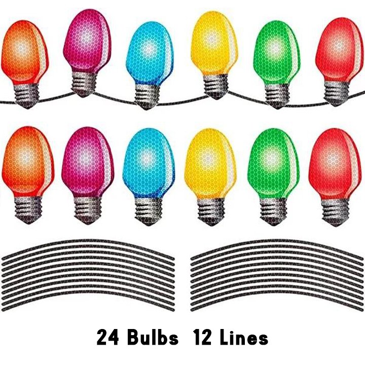 🎁 48% OFF - Magnet Reflective Light Bulb Decorations✨