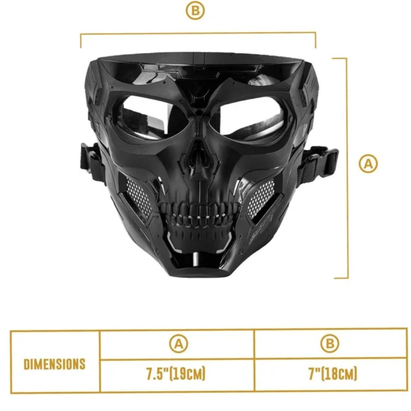 aakip™-GHOST SKULL MASK