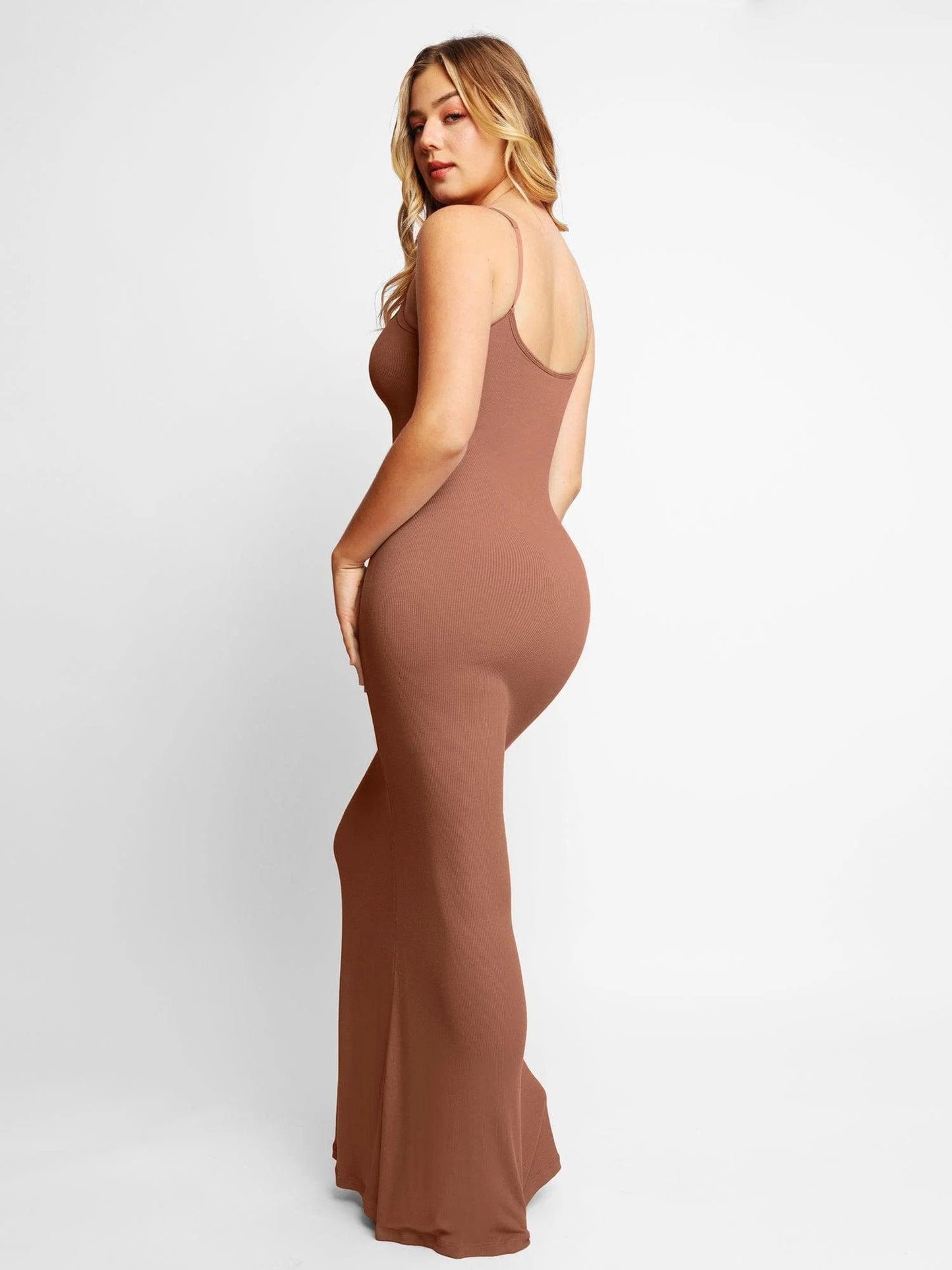 aakip™-Built-In Shapewear Modal Soft Lounge Dresses