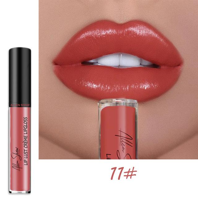 aakip™-12 COLOR WATERPROOF LONG LASTING MOIST LIP GLOSS PLUMPER LIQUID LIPSTICK