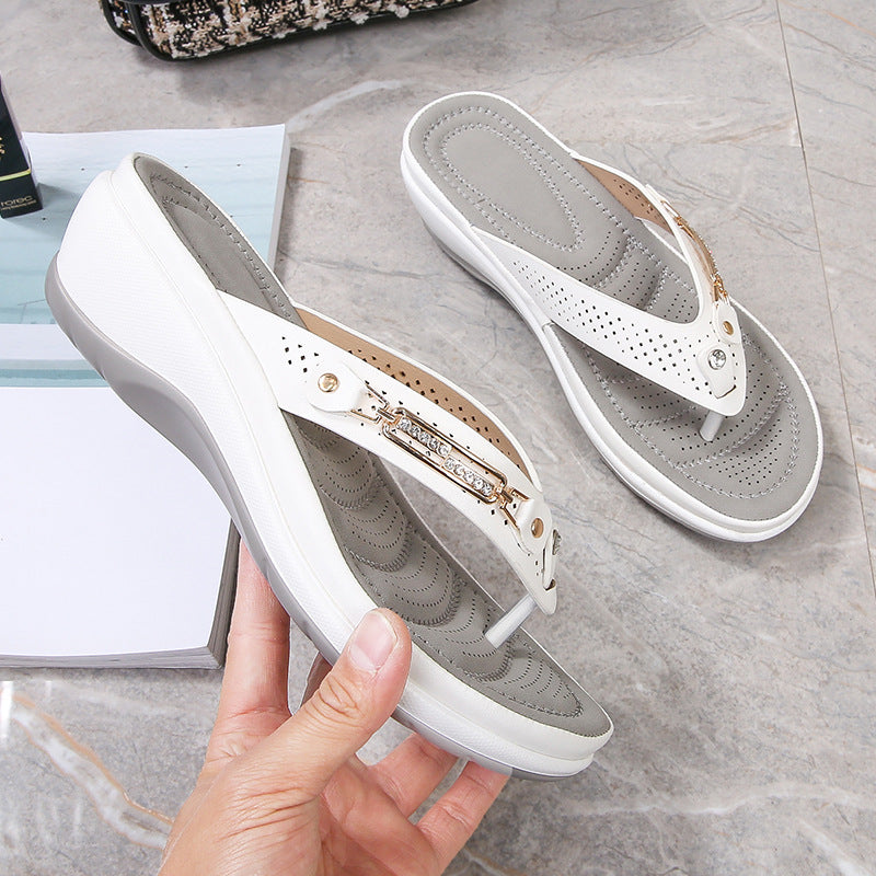 aakip™-Women's Arch Support Soft Cushion Flip Flops Thong Sandals Slippers