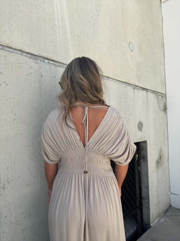 aakip™-NEW IN 💗 SLIT V-NECK EFFORTLESS MAXI LONG DRESS
