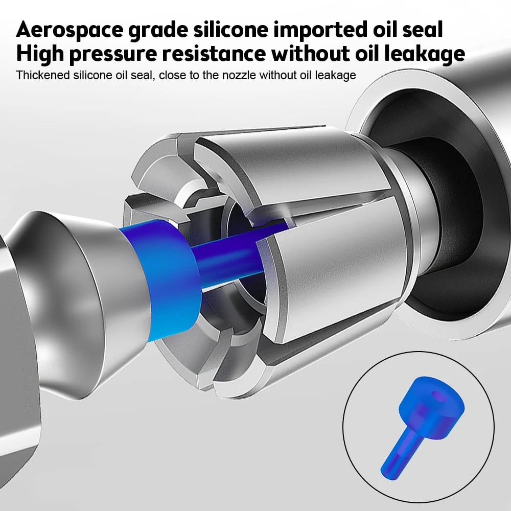aakip™-🎁2024 New Year Hot Sale🎁Strong Lock on Grease Couplers with Spring Flex Hose