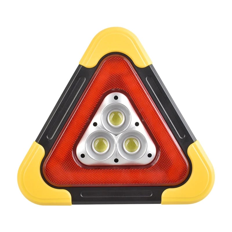 aakip™-2-IN-1 Solar Emergency Triangular Roadside Warning Light
