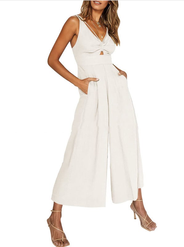 aakip™-V Neck Cutout High-Waist Jumpsuits(Buy 2 free shipping)
