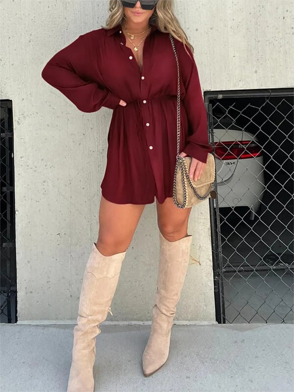 aakip™-Solid Color Long Sleeve Shirt Bodysuit-Buy 2 Free Shipping