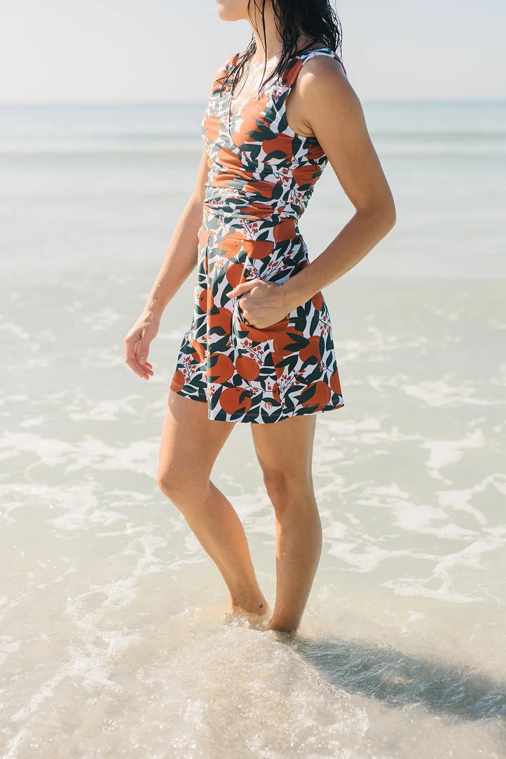 aakip™-Swim Romper Built-in Bra