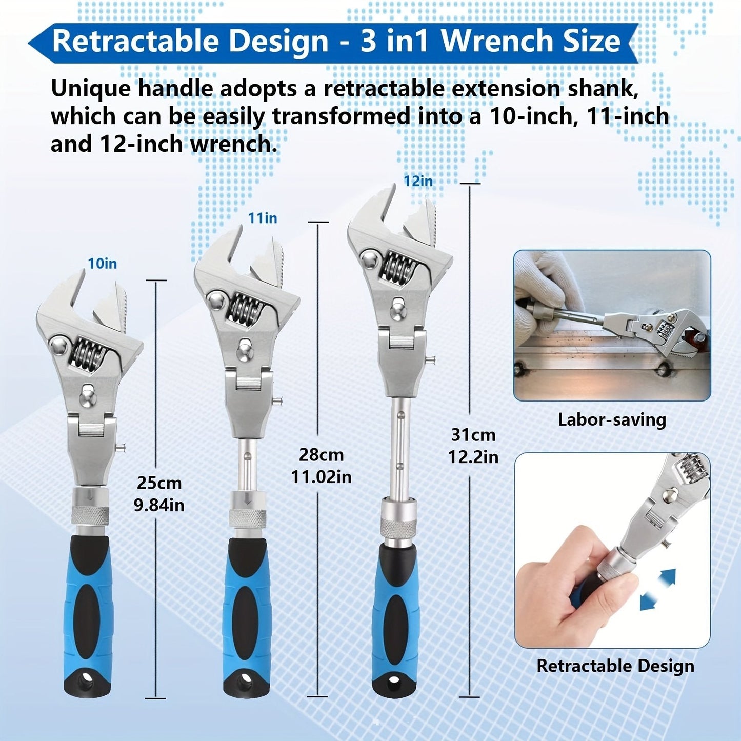 aakip™-🔥HOT SALE 49% OFF -Multifunctional Retractable Wrench