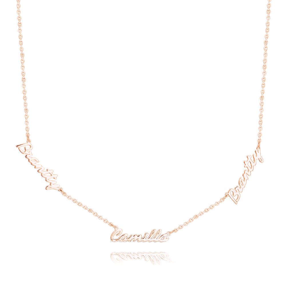 aakip™-Custom Name Necklace, Three Names Family Necklace, Gifts For Mom