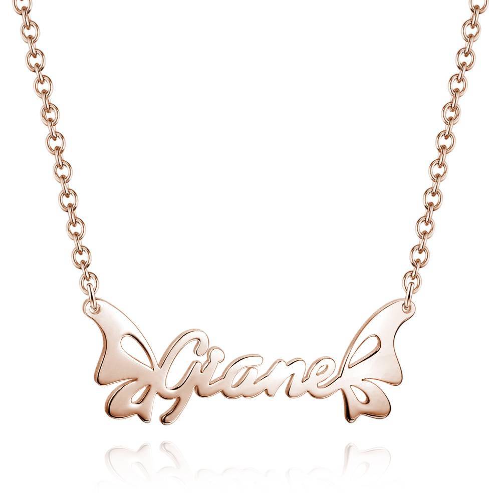 aakip™-Personalized Butterfly Name Necklace For Her