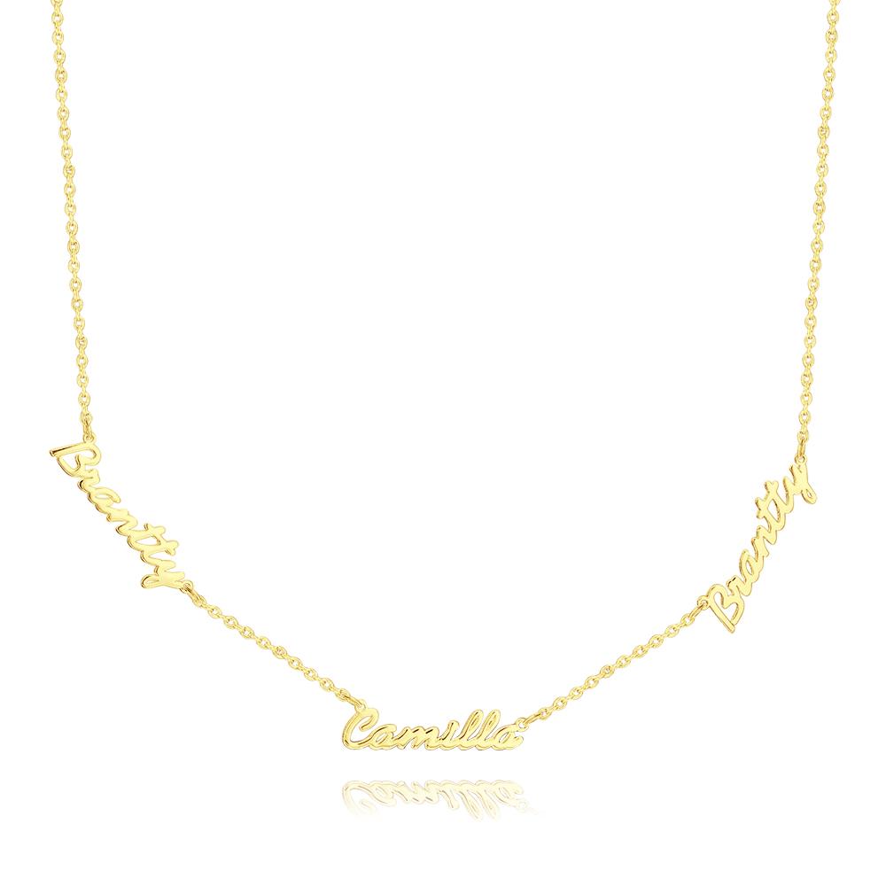 aakip™-Custom Name Necklace, Three Names Family Necklace, Gifts For Mom