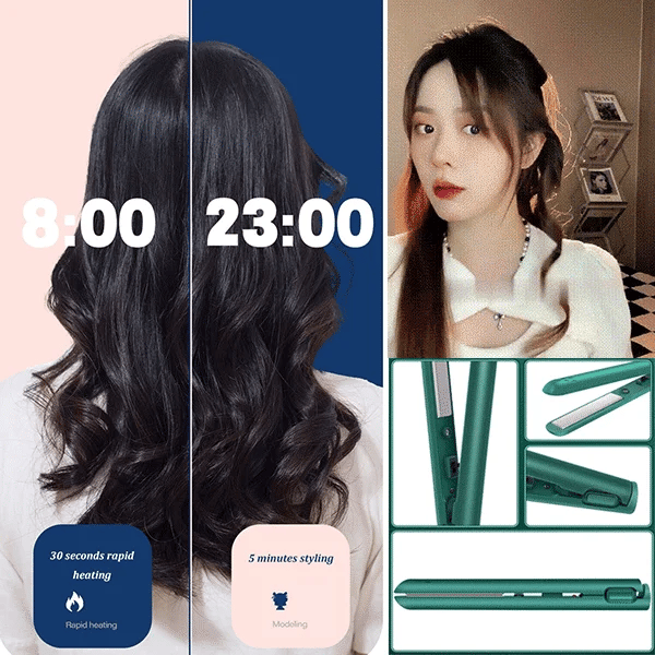 aakip™-❄️2024 Winter Sale 65% OFF❄️Mini Dual-purpose Curling Iron