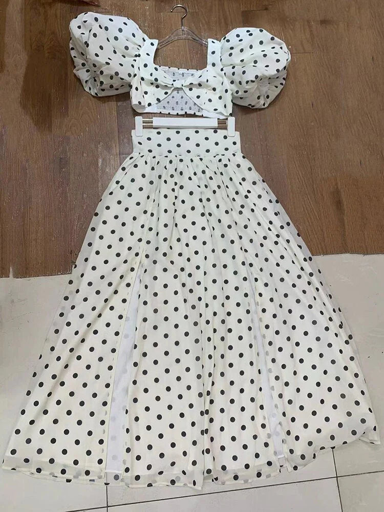aakip™-Sets Tops Split Skirts