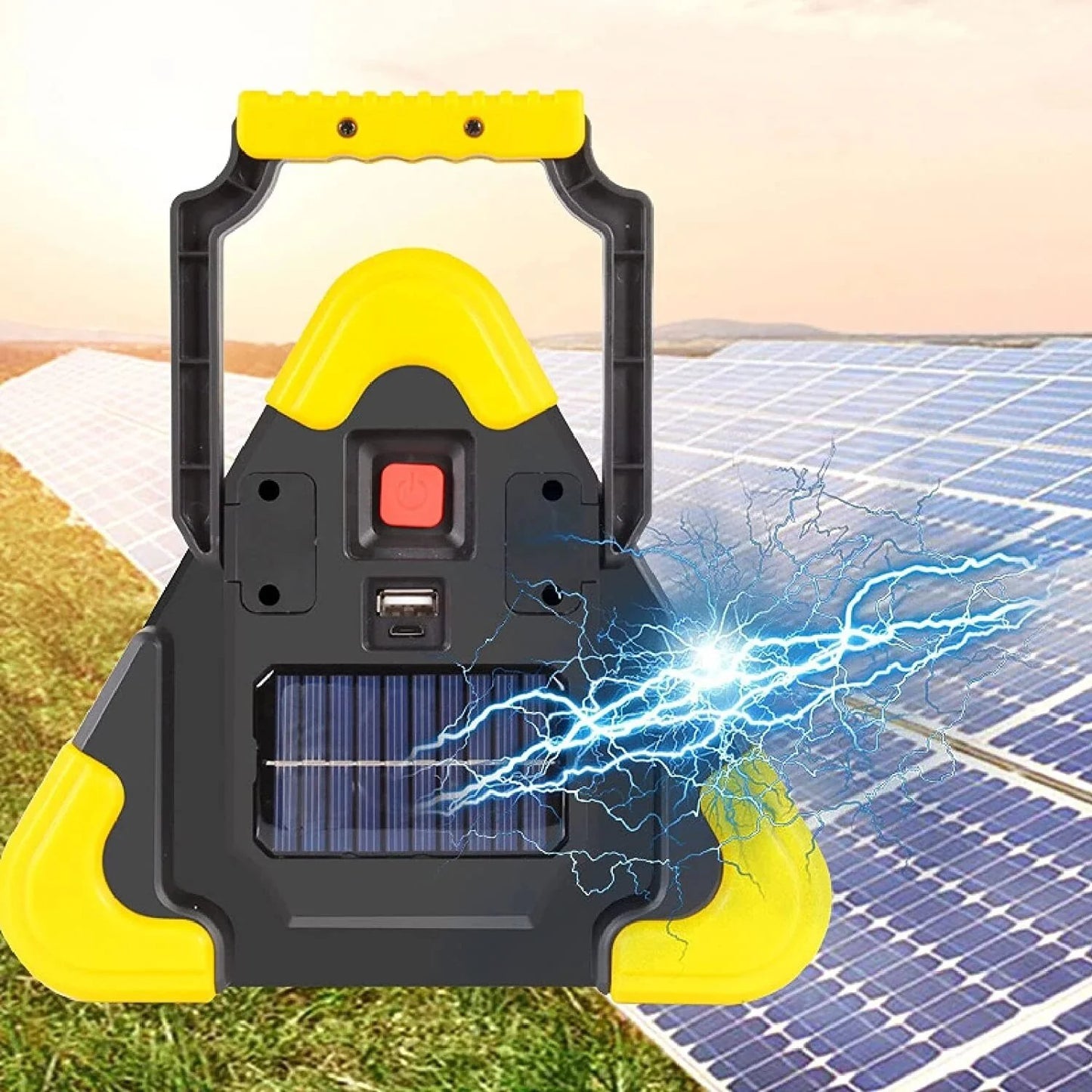 aakip™-2-IN-1 Solar Emergency Triangular Roadside Warning Light