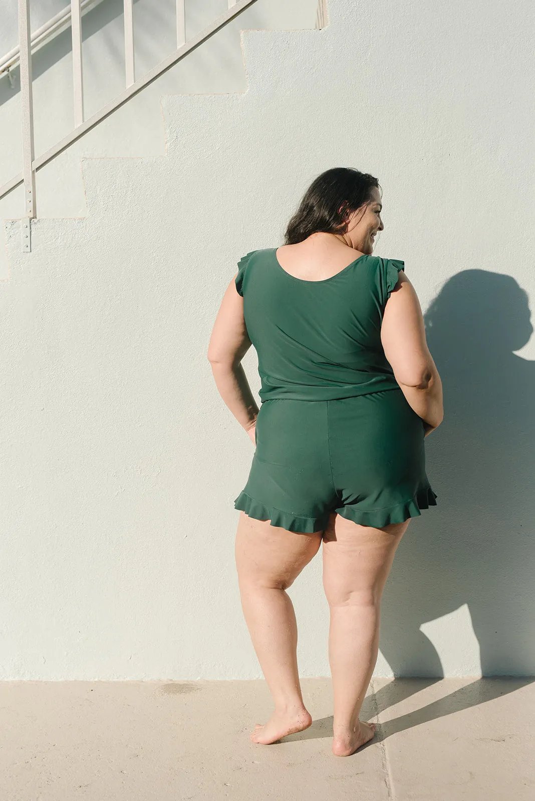 aakip™-Swim Romper Built-in Bra