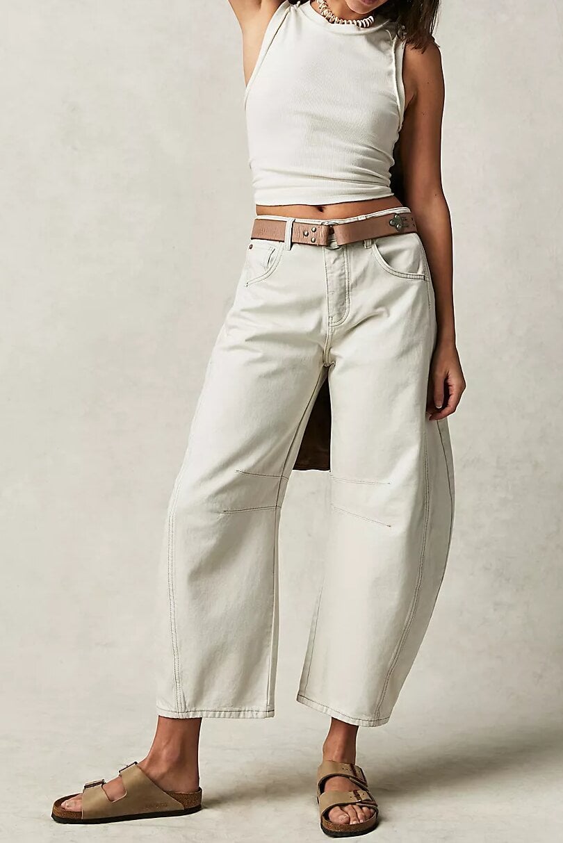 aakip™-Casual and trendy mid-rise tube jeans