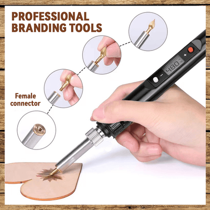 aakip™-🎁26 Letters Copper Mold —DIY Wood Burning/Carving Set