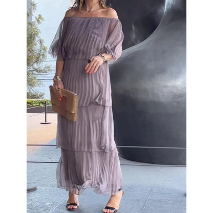 aakip™-Elegant chiffon cake long dress(buy 2 free shipping)